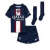 Paris Saint-Germain Lionel Messi #30 Hjemmebanetrøje Børn 2022-23 Kortærmet (+ Korte bukser)